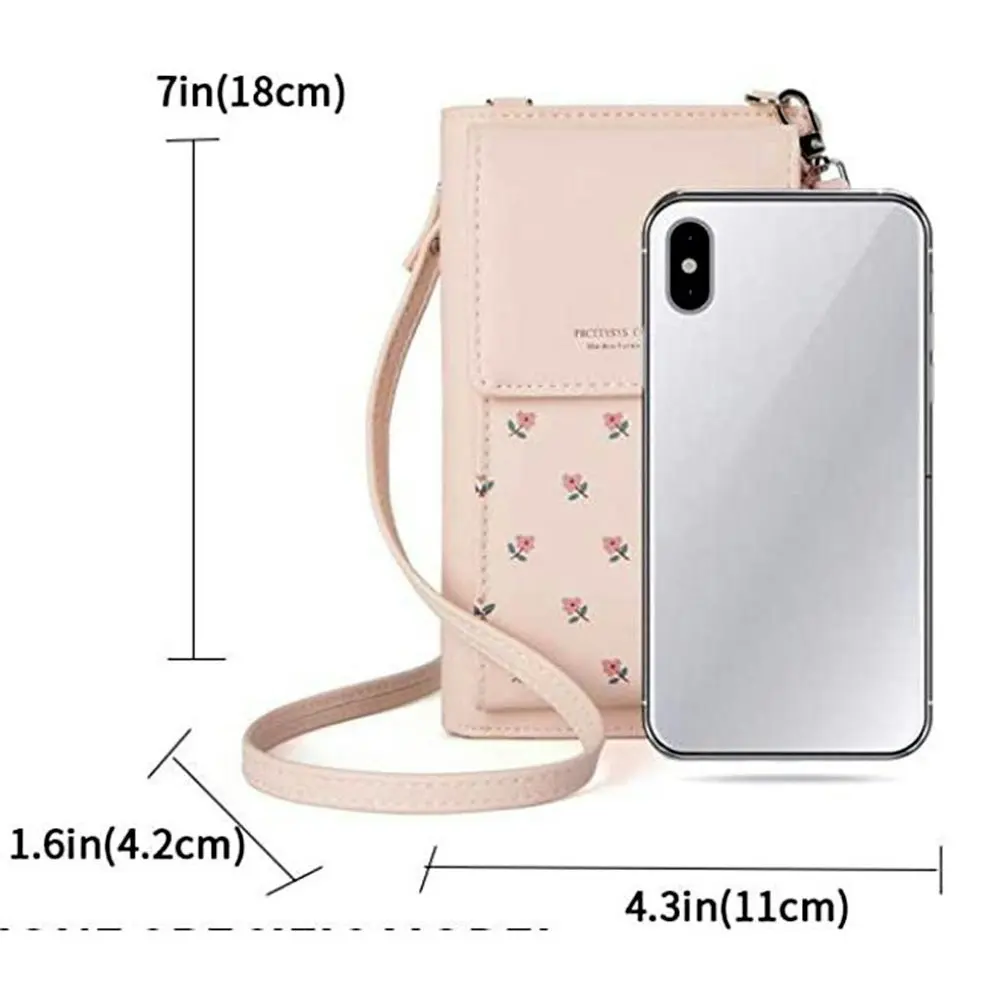 Women Crossbody Bag Phone Wallet Purse