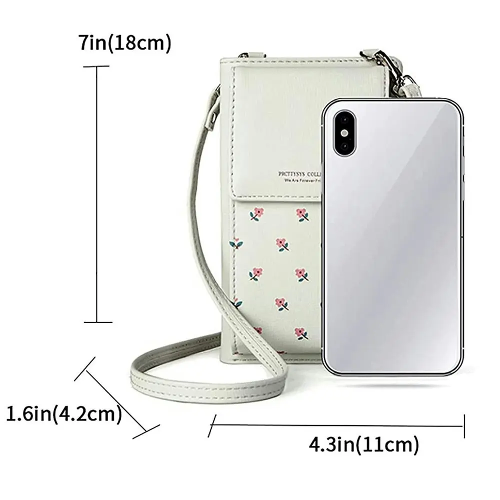 Women Crossbody Bag Phone Wallet Purse