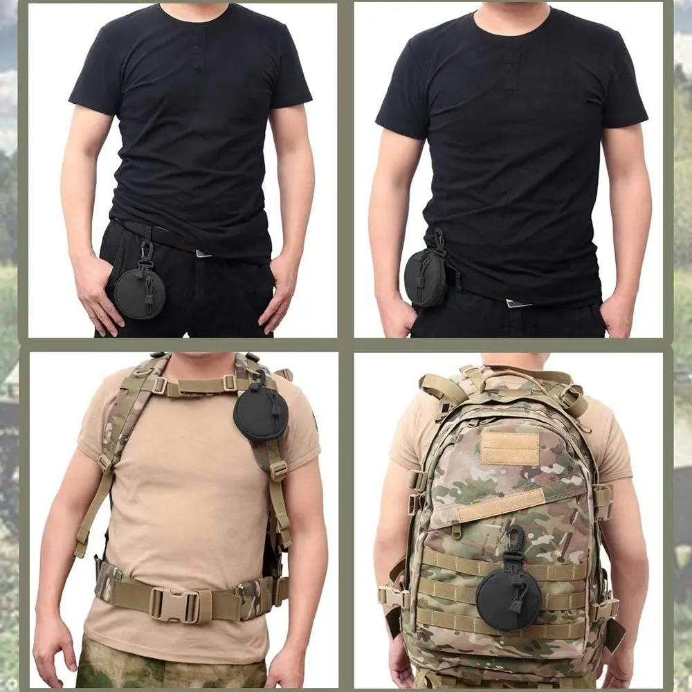 2pcs Tactical Wallet Pocket Military Accessories Bag Portable Mini Bag Key Bag