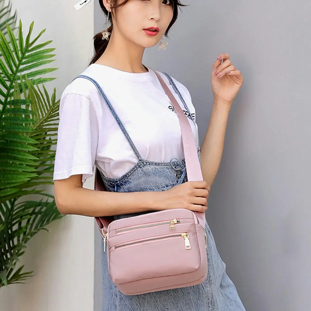 Casual Women Shoulder Bag Nylon Female Handbag Waterproof Girls Messenger Bags