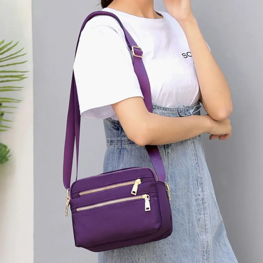 Casual Women Shoulder Bag Nylon Female Handbag Waterproof Girls Messenger Bags