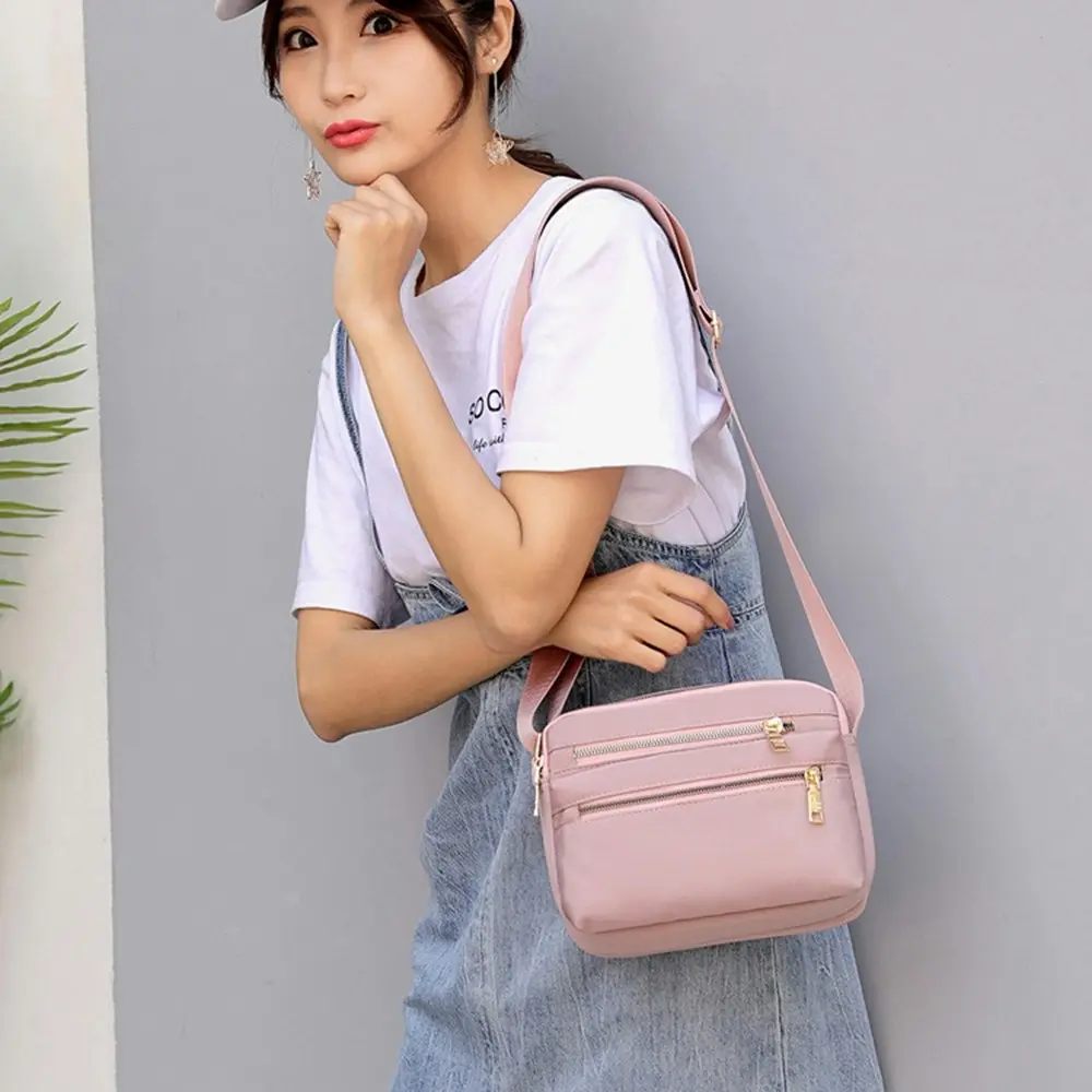 Casual Women Shoulder Bag Nylon Female Handbag Waterproof Girls Messenger Bags