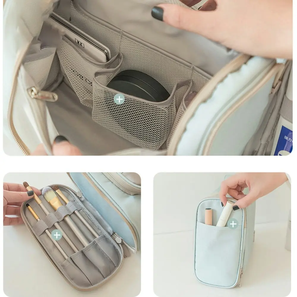 Hanging Toiletry Bag Travel Makeup Bag with Hanging Hook Waterproof Cosmetic Bag