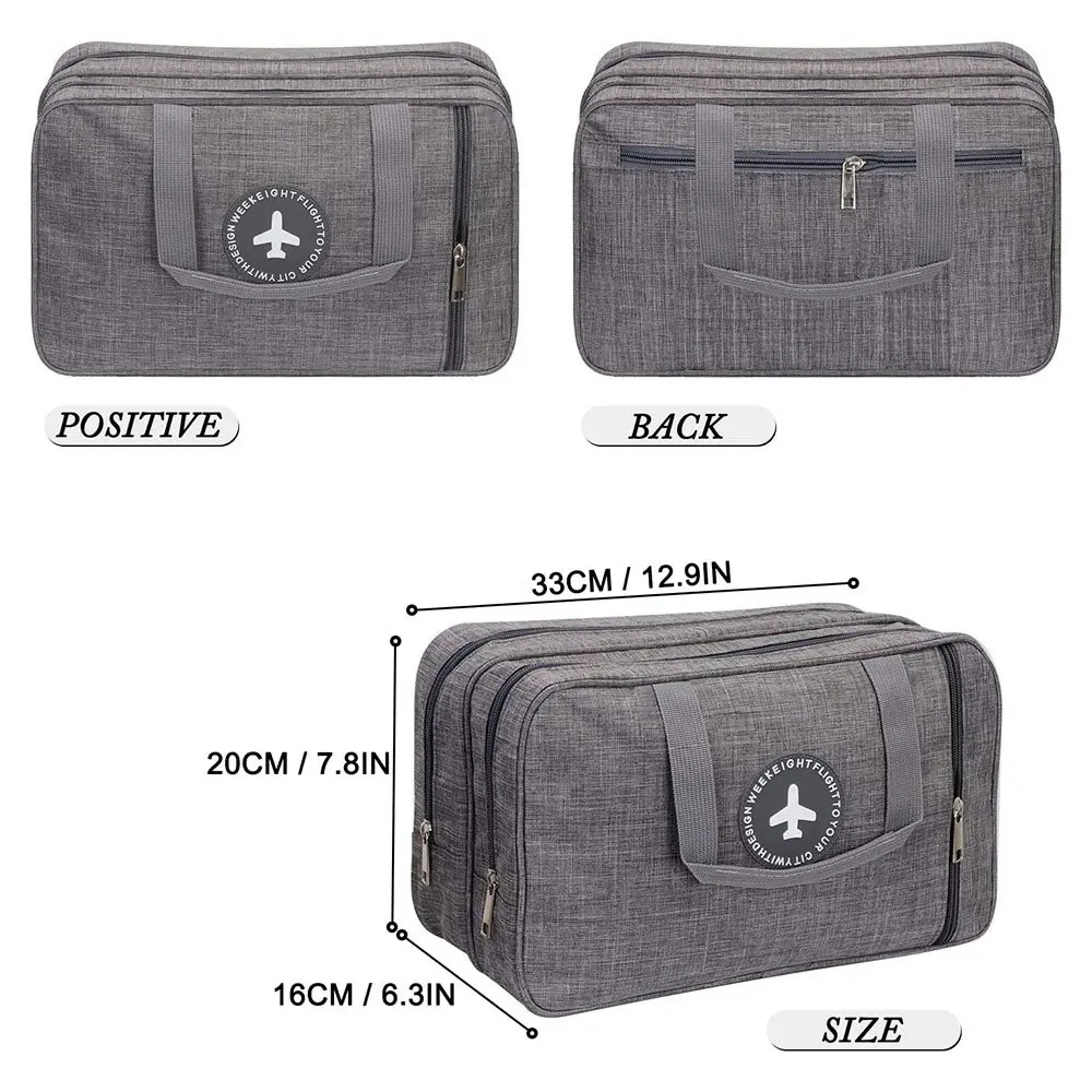 Large Capacity Toiletry Bag Waterproof Toiletries Clothes Storage Organizer