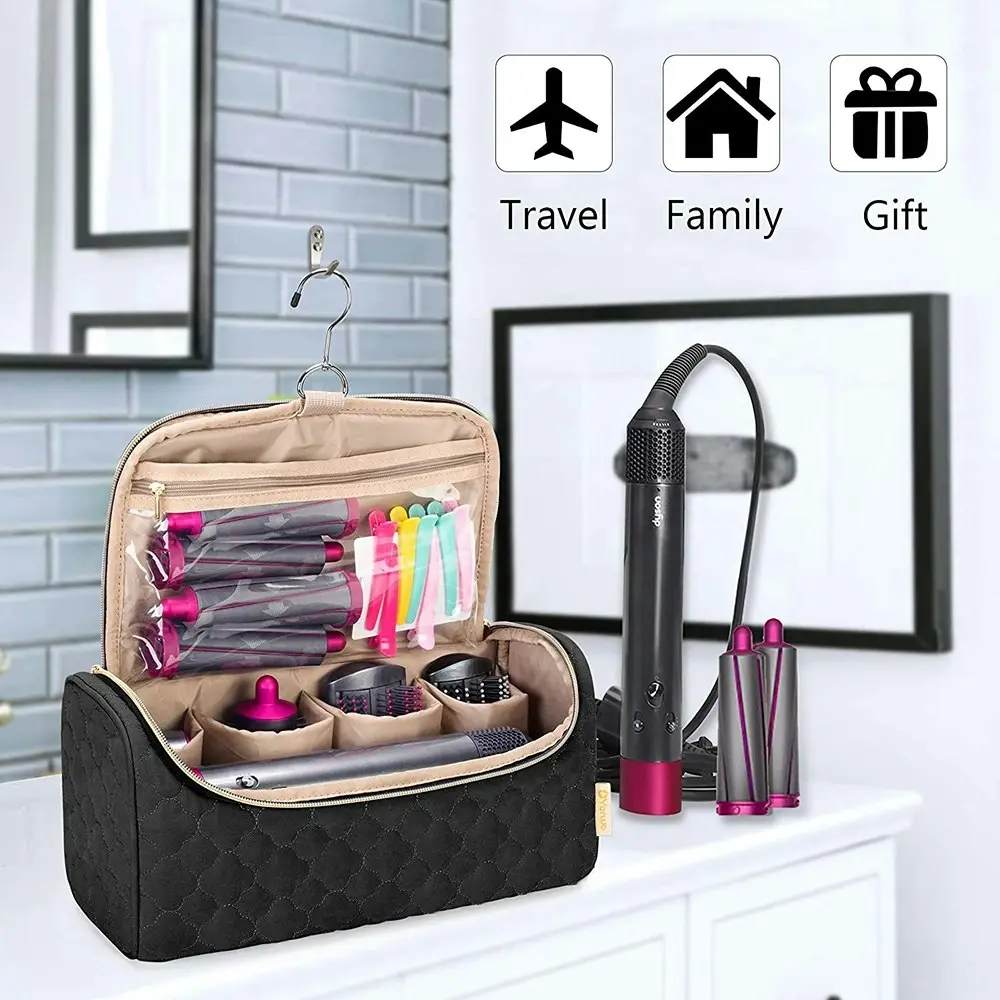 Portable Hair Dryer Bag Travel Organizer Travel Storage Bag for Dyson Airwrap