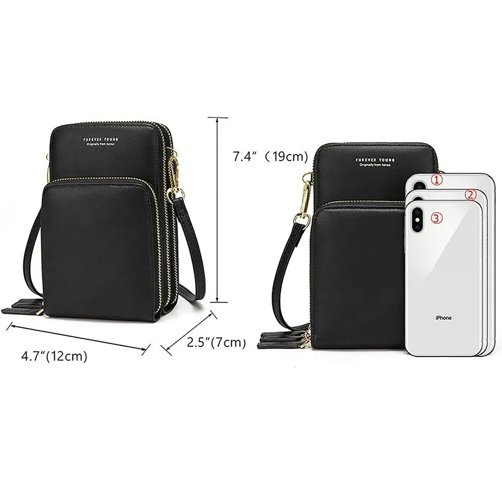 Women Small Crossbody Cell Phone Wallet Bag