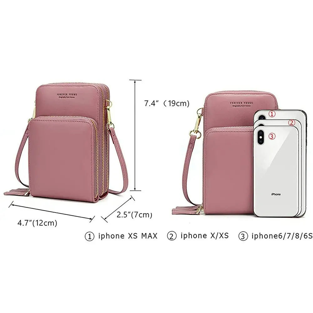 Women Small Crossbody Cell Phone Wallet Bag