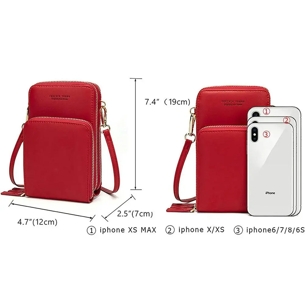 Women Small Crossbody Cell Phone Wallet Bag