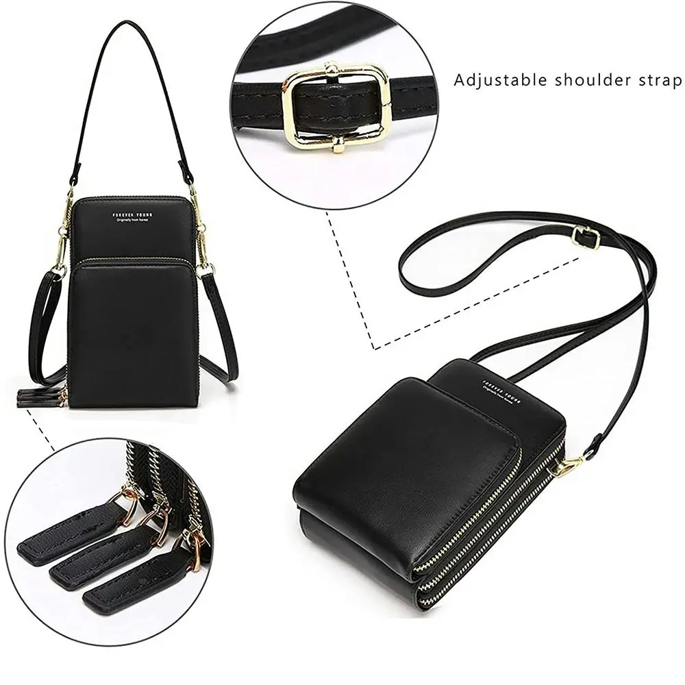 Women Small Crossbody Cell Phone Wallet Bag