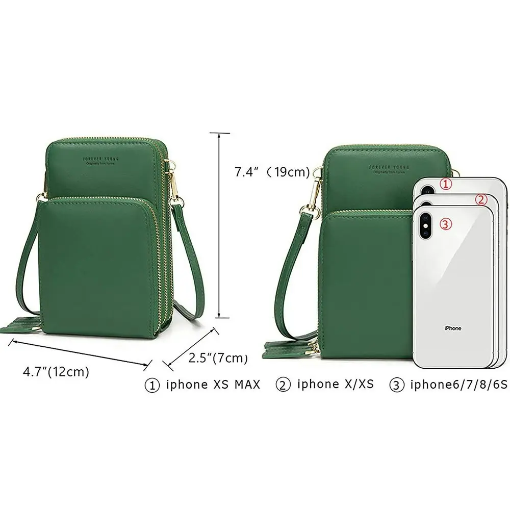 Women Small Crossbody Cell Phone Wallet Bag