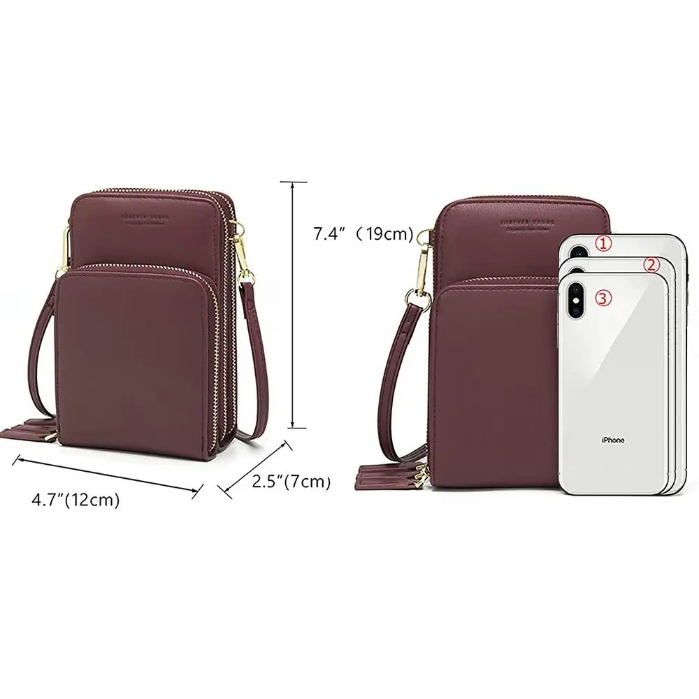 Women Small Crossbody Cell Phone Wallet Bag