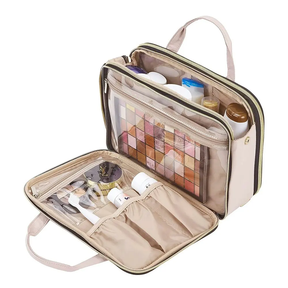 Cosmetic Bags Women Travel Waterproof Multi-layer Toiletry Organizers Makeup Bag