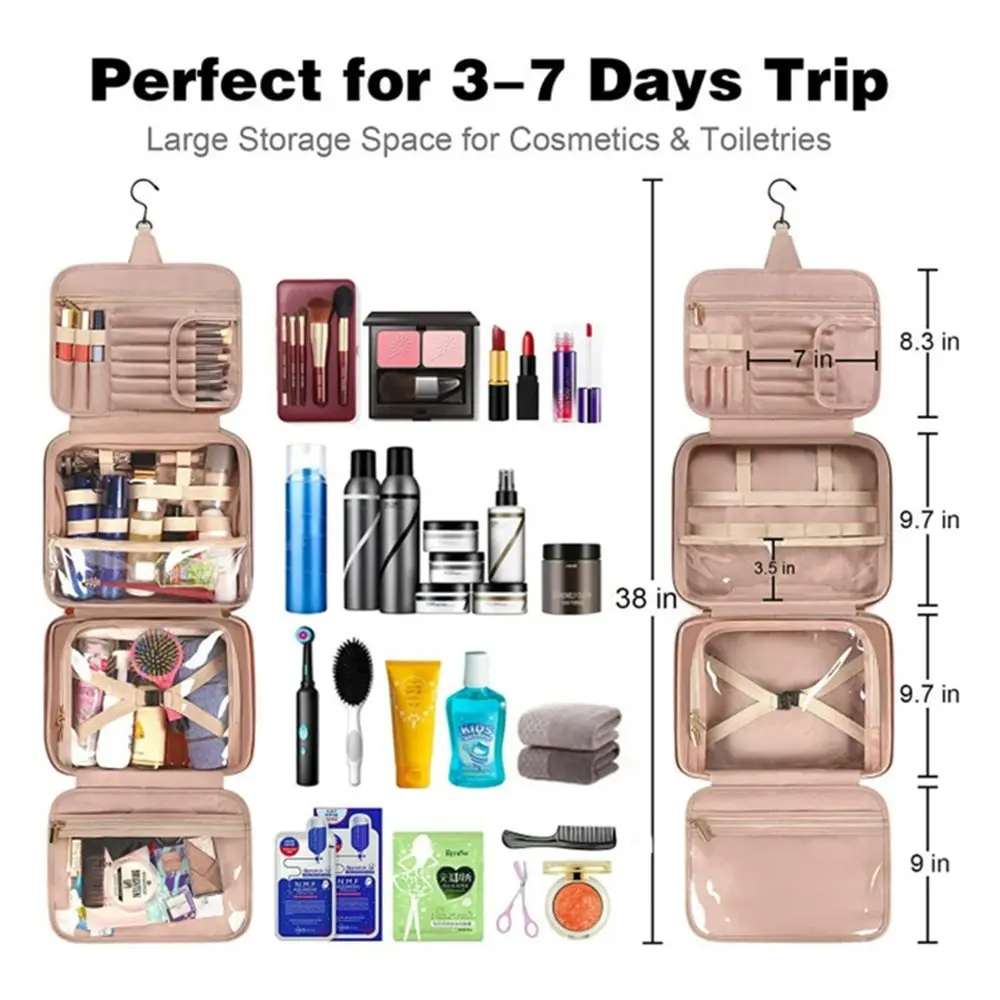 Toiletry Bag For Women Makeup Organizer Toiletries Large Capacity Cosmetic Bag