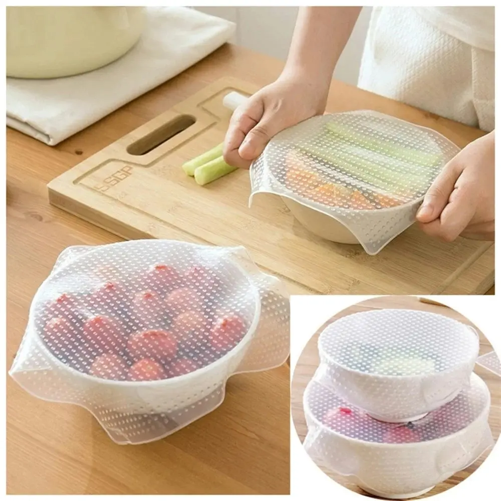 Silicone Stretch Elastic Food Cover Seal Fresh-keeping Lid