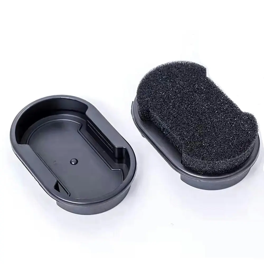 2 Pack Double Sided Leather Shoes Brush Shoe Polish Brush Shoe Wax Brush