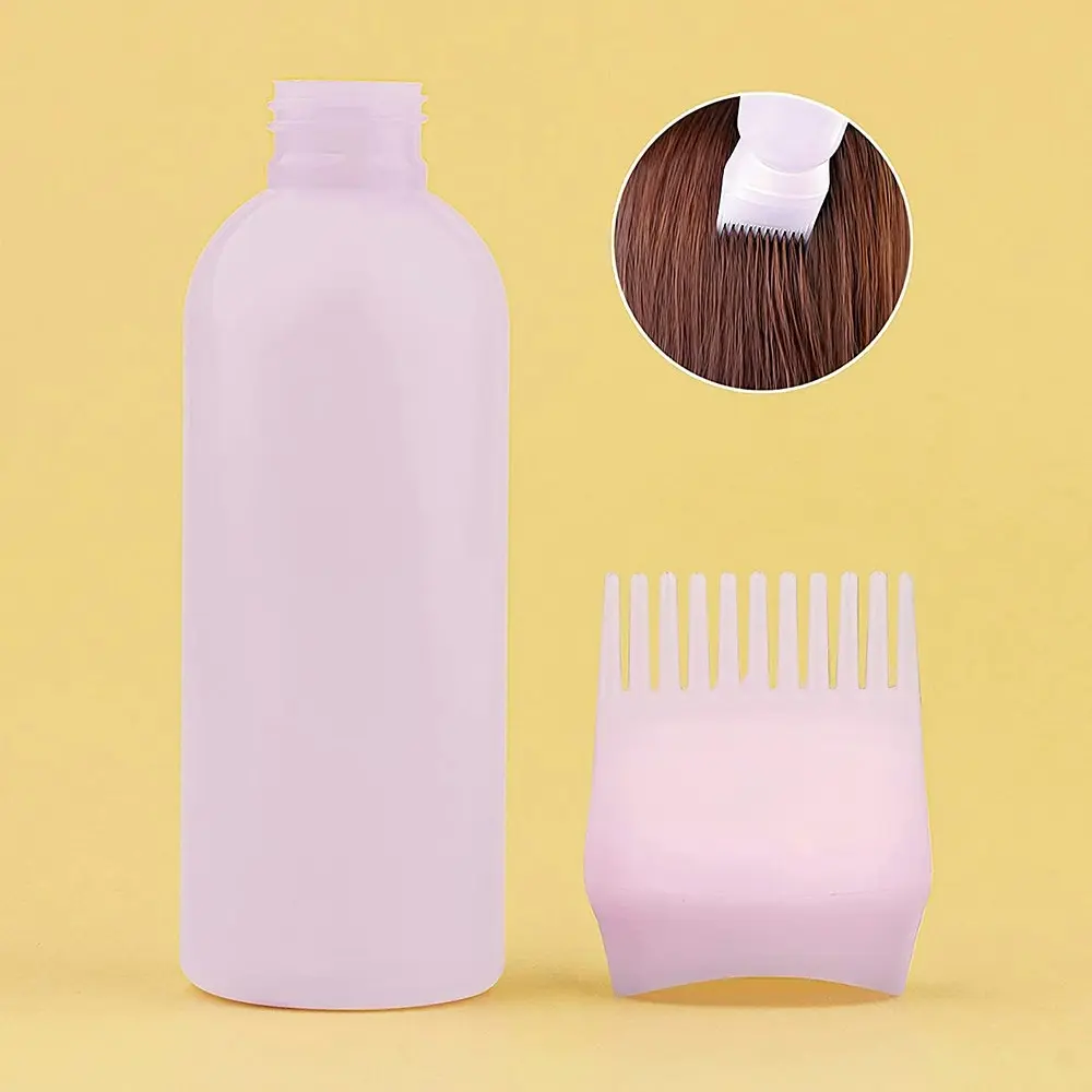 2 Pcs Graduated Scale Applicator Bottle for Hair Dye Bottle Applicator Brush