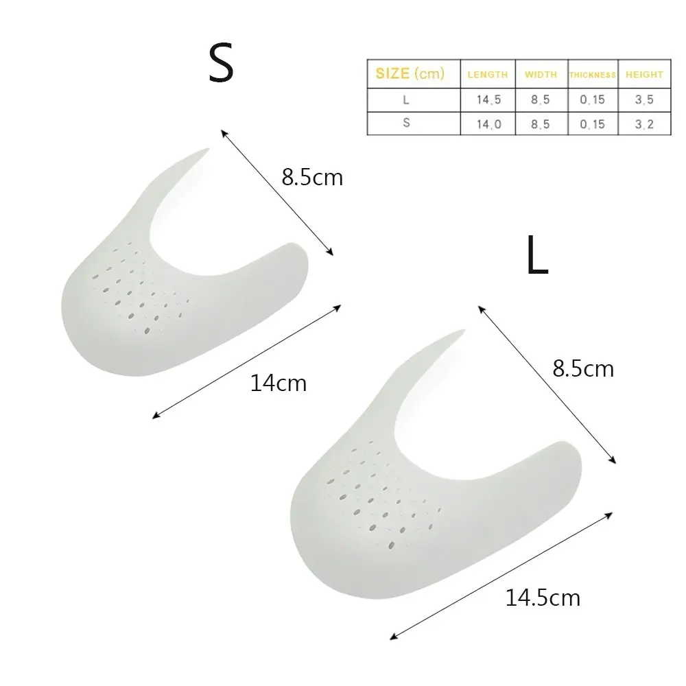 2 Pairs Anti-Wrinkle Shoe Crease Protector for Air Force Sneaker  Casual Shoes