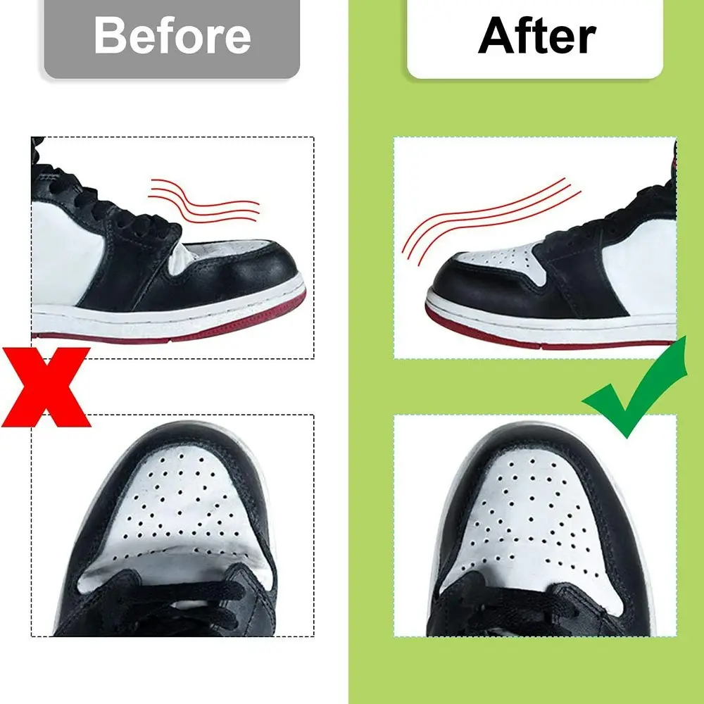 2 Pairs Anti-Wrinkle Shoe Crease Protector for Air Force Sneaker  Casual Shoes