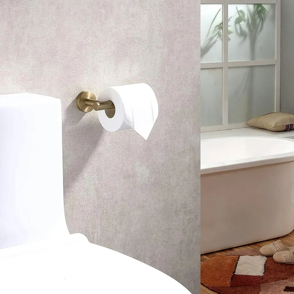 Toilet Paper Holder Self Adhesive Bathroom Paper Towel Roll Holder