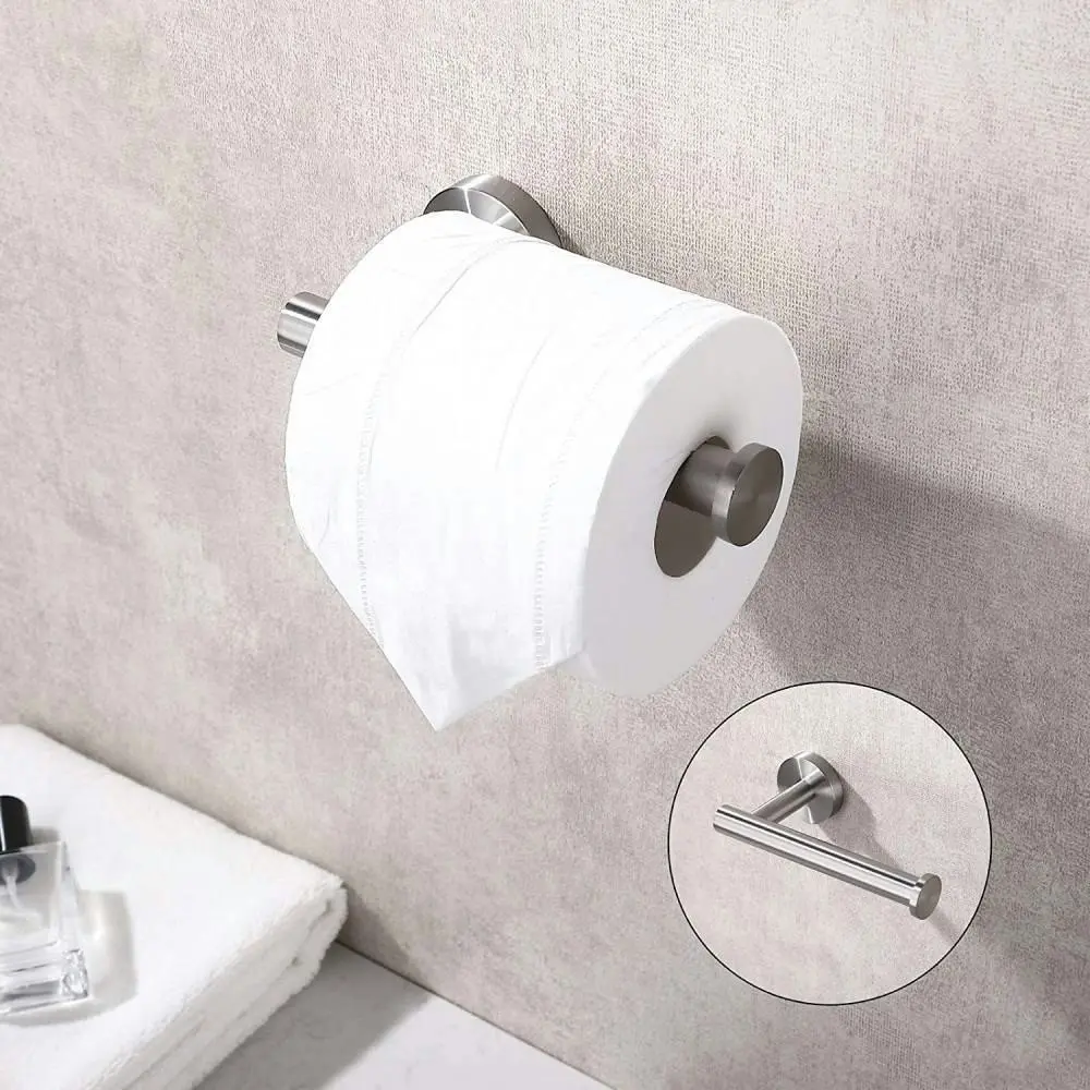 Toilet Paper Holder Self Adhesive Bathroom Paper Towel Roll Holder