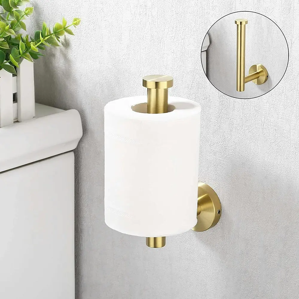 Toilet Paper Holder Self Adhesive Bathroom Paper Towel Roll Holder