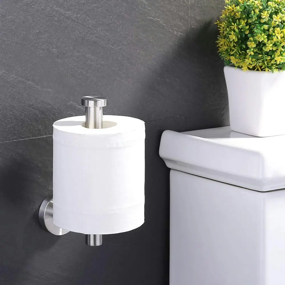 Toilet Paper Holder Self Adhesive Bathroom Paper Towel Roll Holder