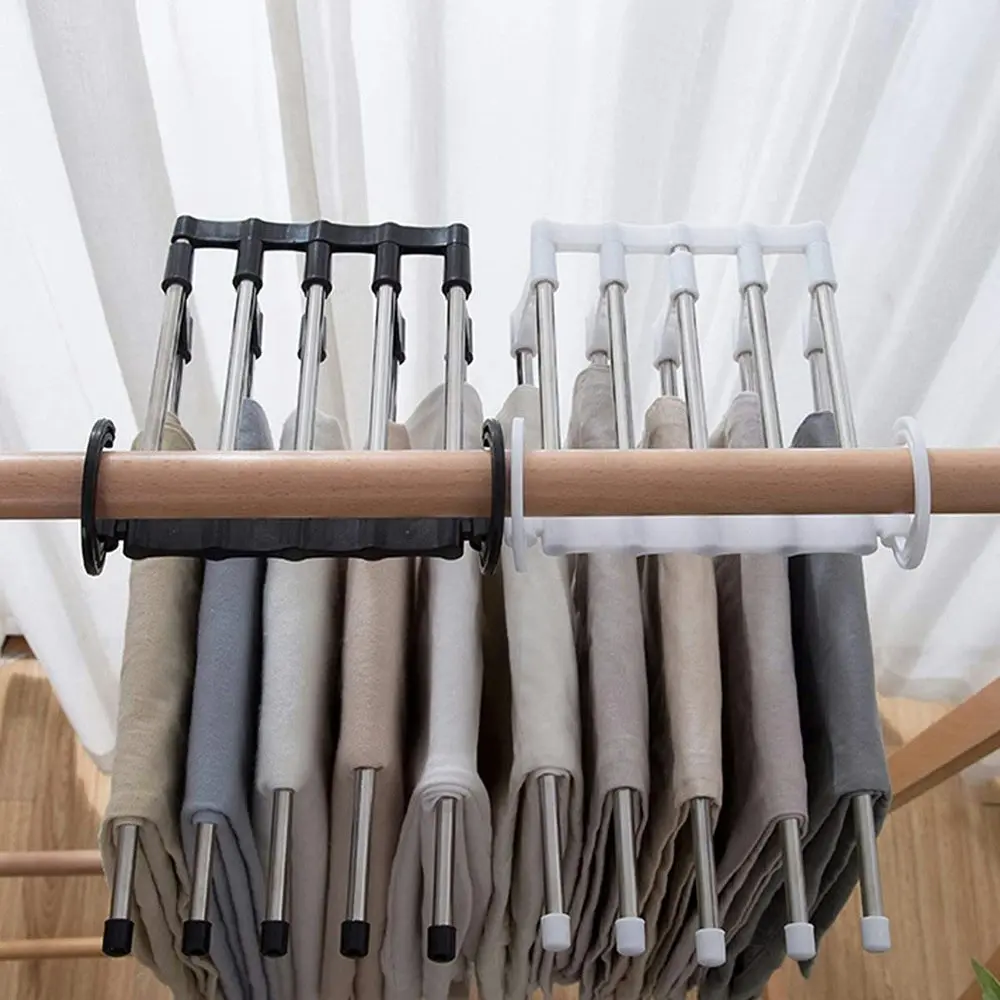 Multi-functional Trouser Storage Rack Closet Stainless Steel Clothes Hanger