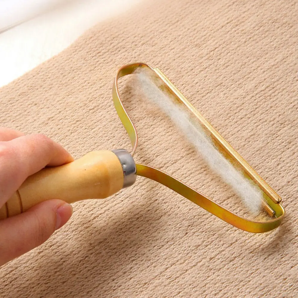 2 Pack Portable Wool and Cashmere Lint Remover Tool-Gold