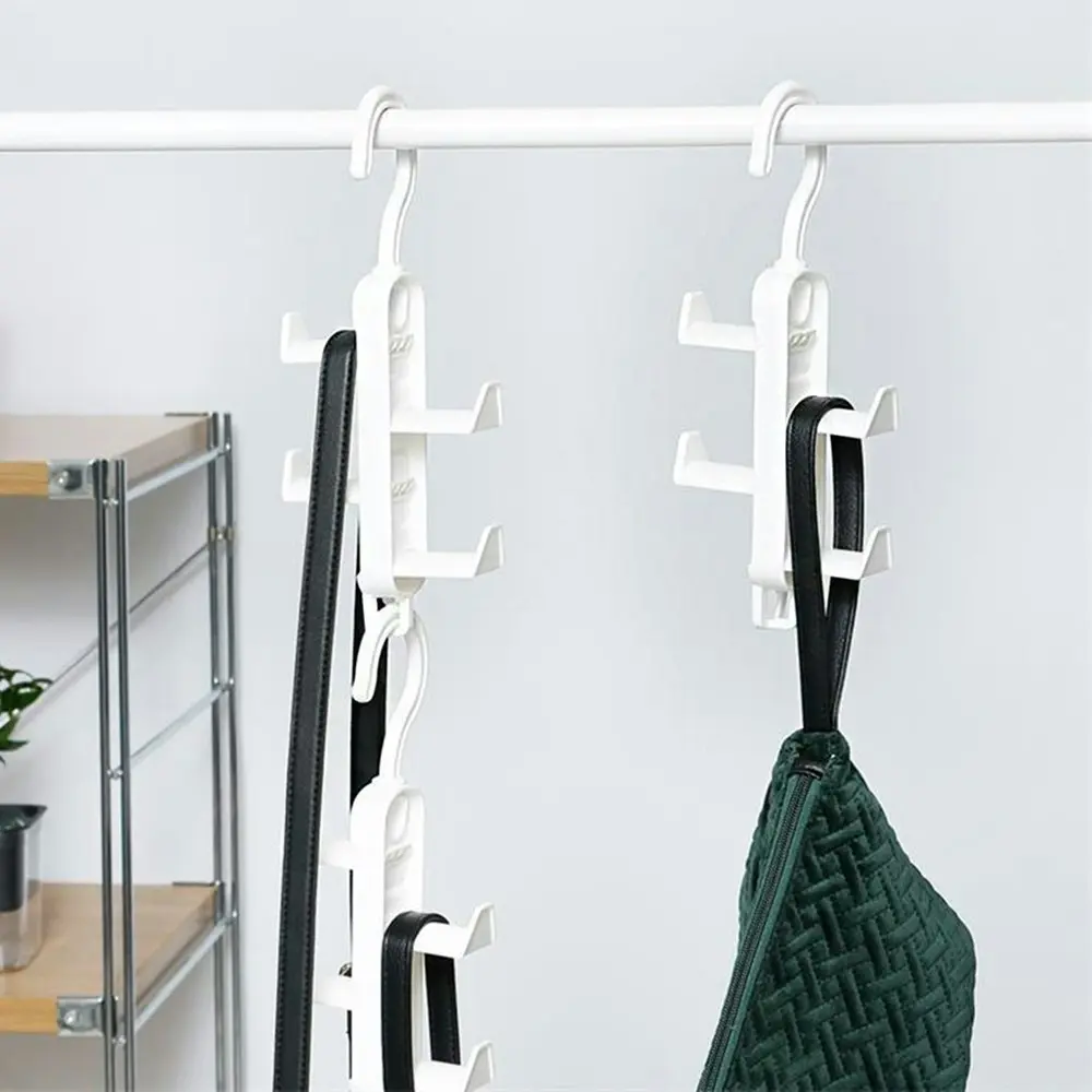 2Pcs Multi-layer Space Saving Hanger Hooks Clothes Rack Hanger Closet Organizers