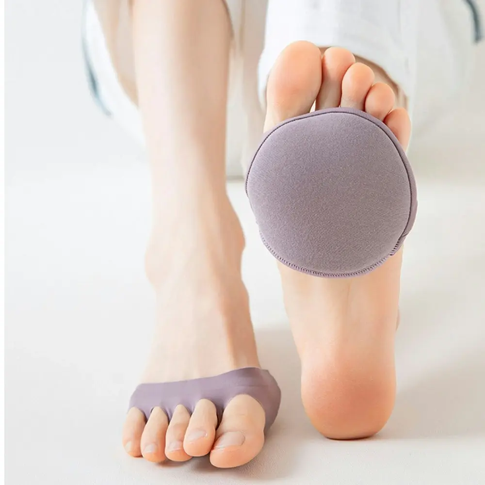 7Pairs Forefoot Pads Fabric Metatarsal Cushions Ball Foot Cushion Pads for Women