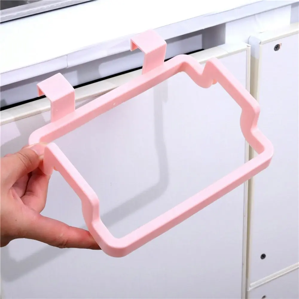 2Pcs Hanging Trash Bag Rack Rubbish Bag Storage Rack Holder Kitchen Gadgets