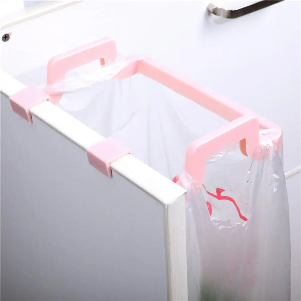 2Pcs Hanging Trash Bag Rack Rubbish Bag Storage Rack Holder Kitchen Gadgets