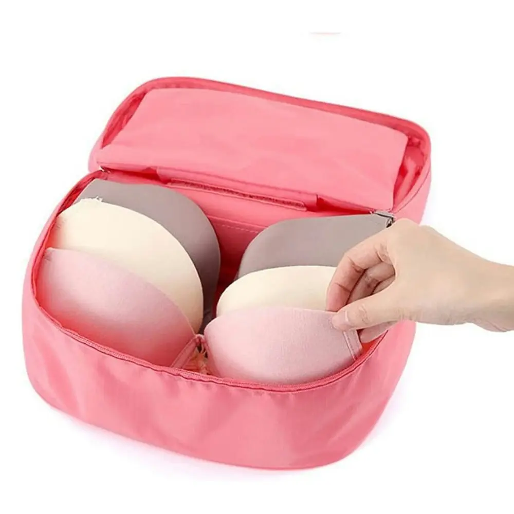 Women Waterproof Oxford Bra Socks Storage Bag Portable Travel Luggage Organizer