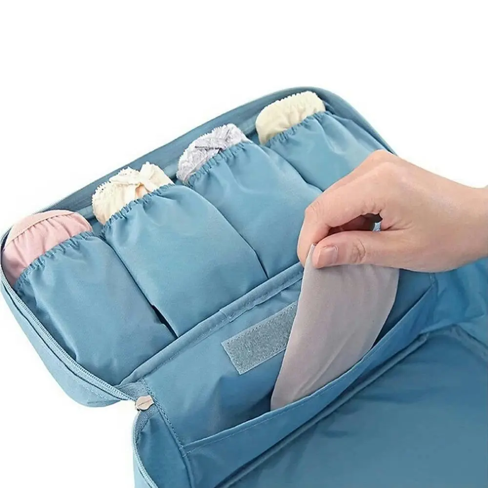 Women Waterproof Oxford Bra Socks Storage Bag Portable Travel Luggage Organizer