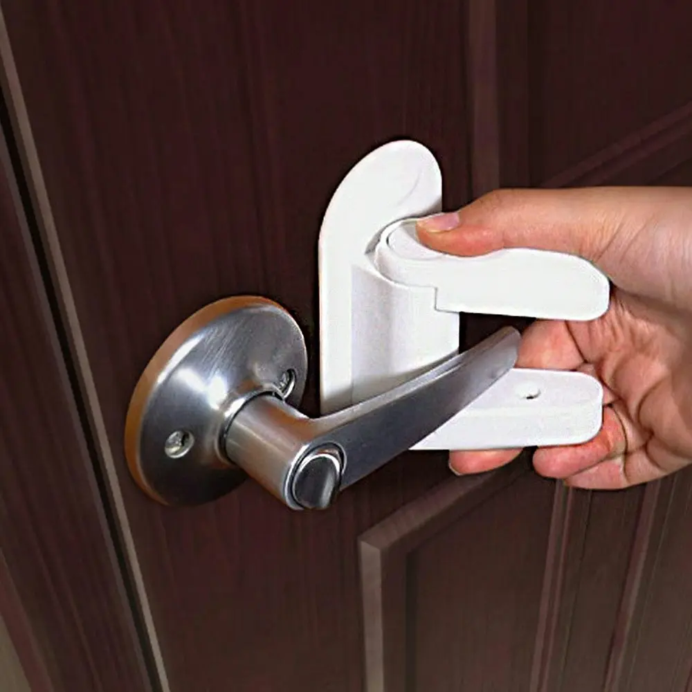 2 Pack Safety Lock Door Lever Lock Child Safety Locks