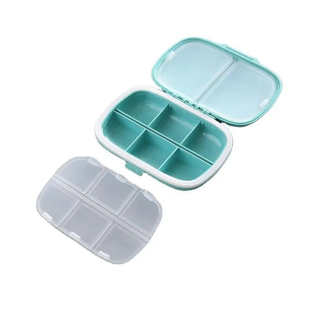 2Pcs Travel Pill Organizer Moisture Proof Pill Box Pocket Purse Daily Pill Case