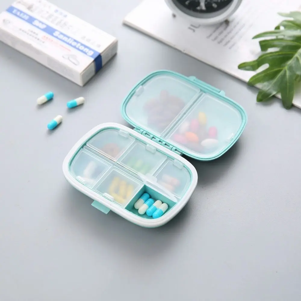 2Pcs Travel Pill Organizer Moisture Proof Pill Box Pocket Purse Daily Pill Case