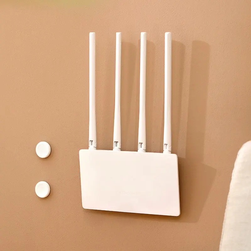 4/8pcs Magnetic Hooks Wall Mount Magnet Holder Hook For Remote Control-White