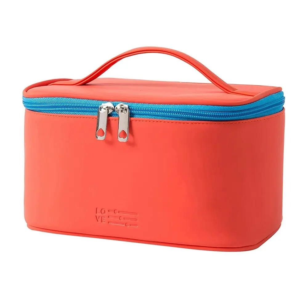 PU Handbag Cosmetic Bag Portable Travel Wash Bag Cosmetic Storage Bag