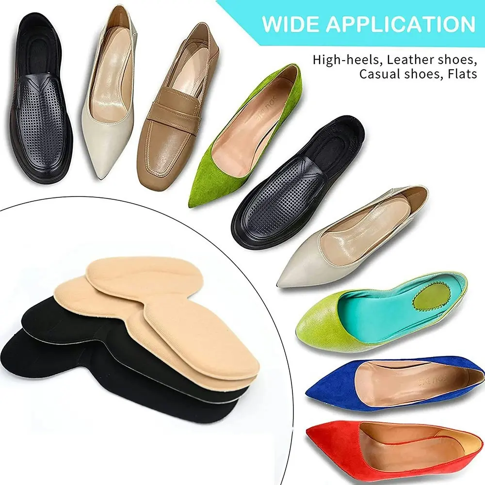 4 Pairs Heel Protectors Sponge Heel Cushion Inserts Super Soft Heel Cushion Pads