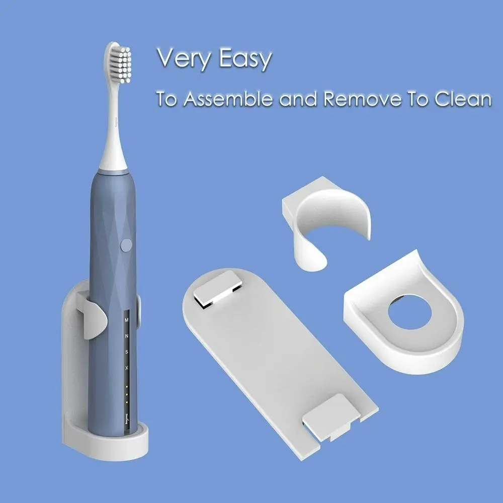 4 pack adhesive wall mounted electric toothbrush holder