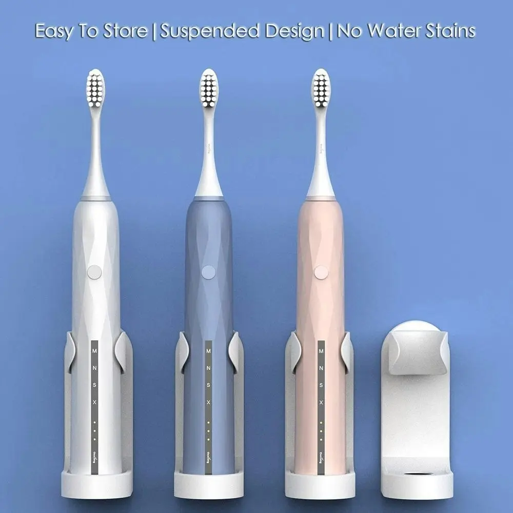 4 pack adhesive wall mounted electric toothbrush holder