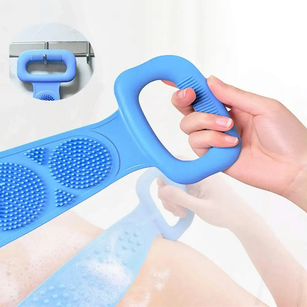 2 pack Silicone Back Scrubber for Shower Handle Body Washer