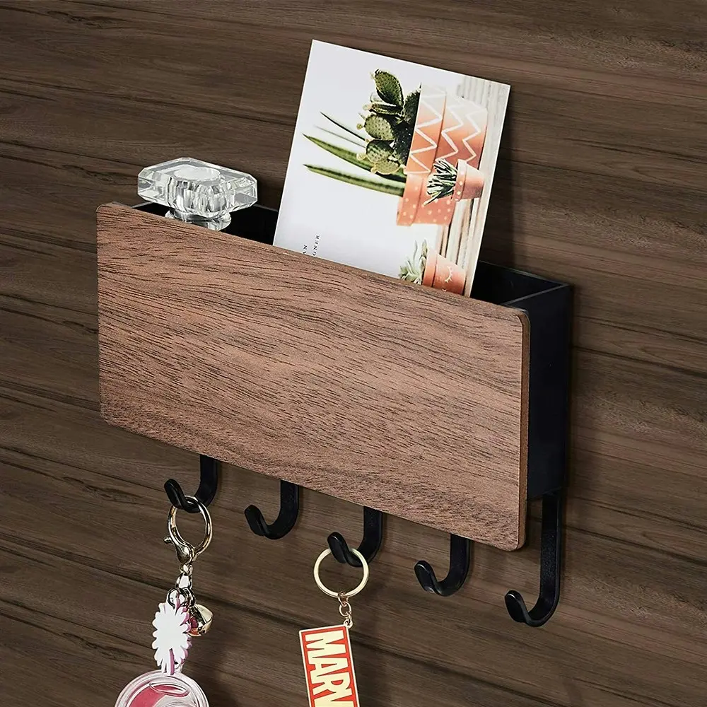 Wall-mounted Mini Wall Mount Mail Letter and Key Rack Holder Organizer