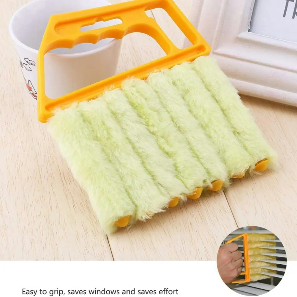 7 Finger Mini Hand-Held Blind Duster Brush Air Conditioner Dirt Duster