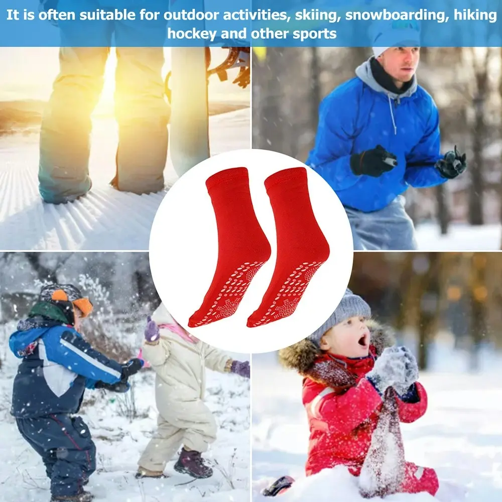 3 Pair Self-Heating Socks Winter Outdoor Warm Heat Insulated Socks Thermal Socks