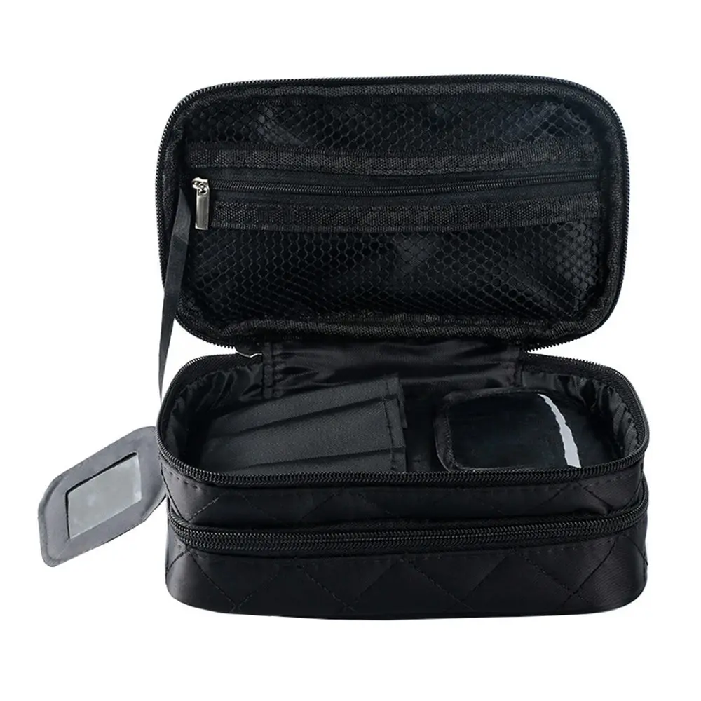 Large Capacity Travel Cosmetic Bag Portable Double-Layered Toiletry Bag