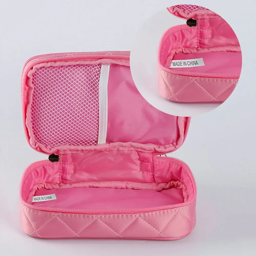 Large Capacity Travel Cosmetic Bag Portable Double-Layered Toiletry Bag