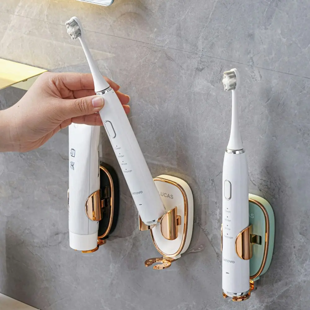 3pcs Electric Toothbrush Holder Wall-mounted Bathroom Rack Toothbrush Organizer