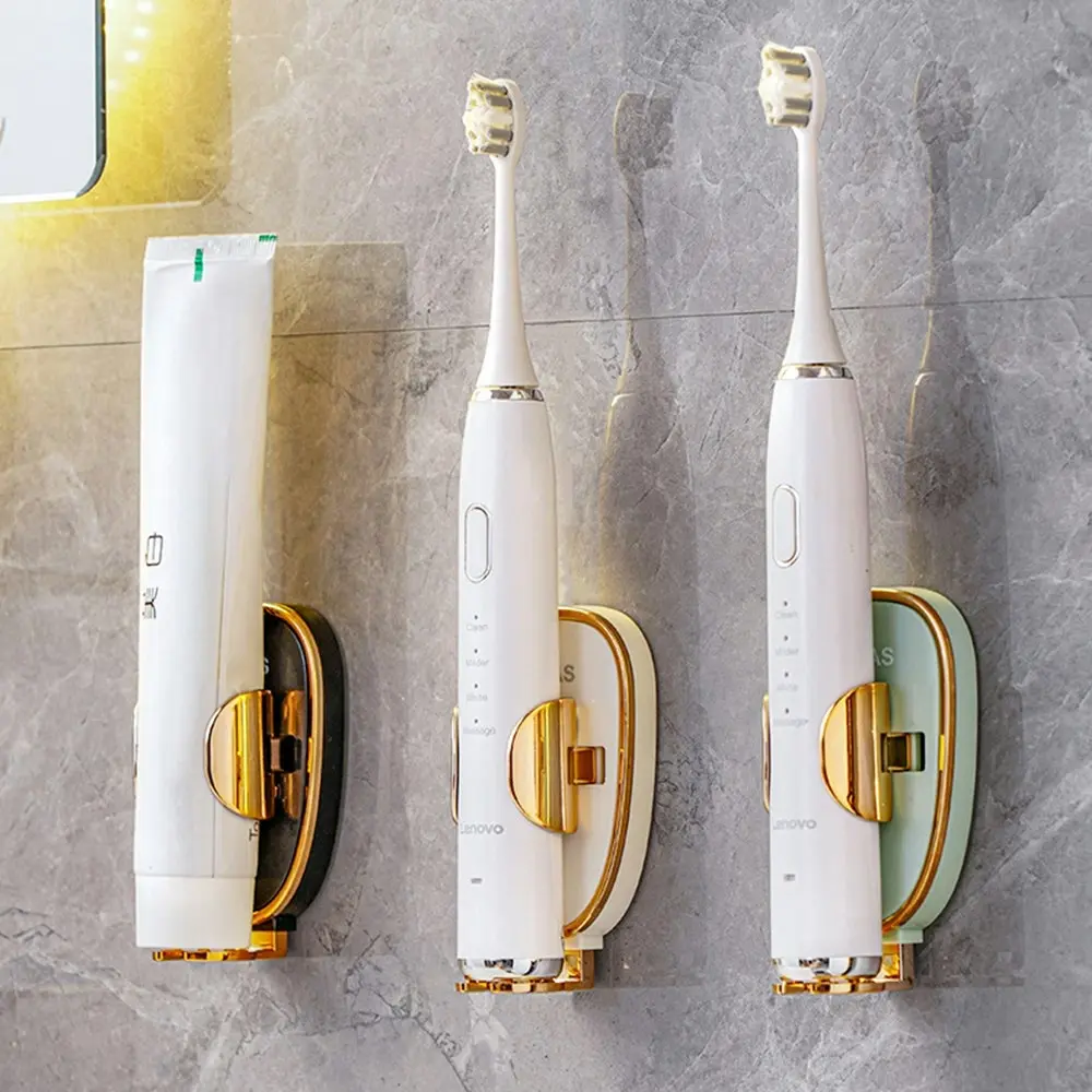 3pcs Electric Toothbrush Holder Wall-mounted Bathroom Rack Toothbrush Organizer